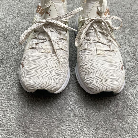 Puma Enzo 2 Soft Foam Athletic Running Shoes Womens 8.5 White 193257-03 Active - Picture 4 of 16